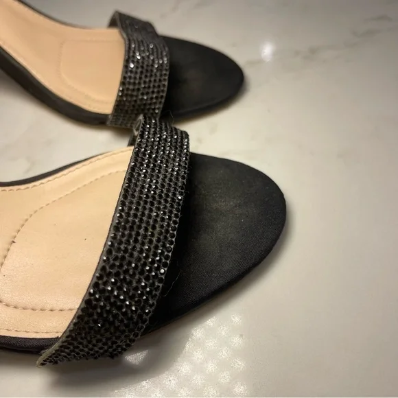 Nina Black Sparkling Heels - Picture 9 of 16
